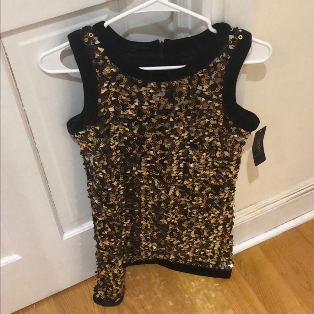 Glam black/gold velvet dress